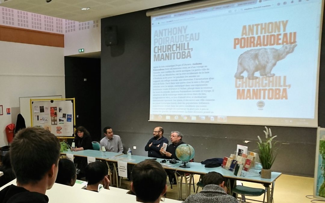 Anthony Poiraudeau au lycée Henri Bergson