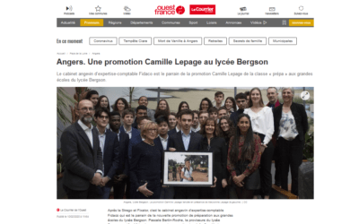« Une promotion Camille Lepage au lycée Bergson » dans Le Courrier de l’Ouest