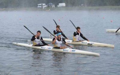 4 élèves médaillés au Championnat de France de vitesse de Canoë Kayak