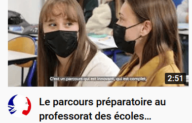 « Ils nous en parlent » : le Parcours Préparatoire au Professorat des Ecoles