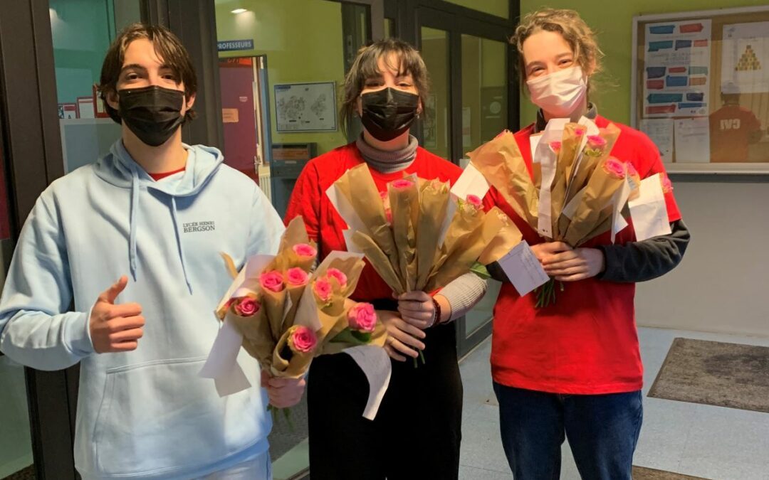 600 roses offertes via le CVL et la MDL