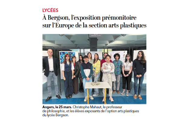 « L’exposition prémonitoire sur l’Europe de la section arts plastiques »