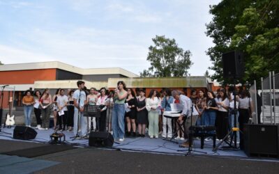 Berg’Sound 2022 : dernier concert officiel  avec le lycée pour M. Dechaume