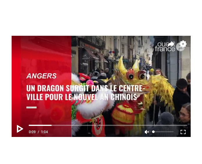 Vidéo de « Ouest-France » sur la célébration du nouvel an chinois