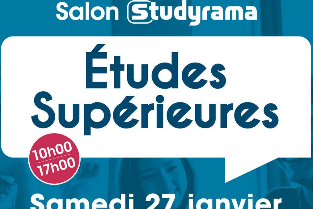 Nos  formations au salon studyrama des Etudes Supérieures d’Angers le samedi 27 janvier2024