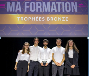 5 étudiants de DCG3 récompensés au concours national « Je filme ma formation »