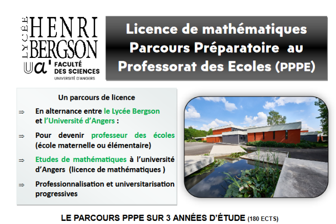 Parcours Préparatoire au Professorat des Écoles (PPPE) de la licence de Mathématiques